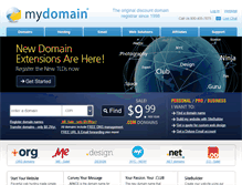 Tablet Screenshot of mydomain.com